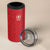 Custom York Minstrel Spirit 4 in 1 Can Cooler Tumbler Norse Viking Pattern Red Version - Wonder Print Shop