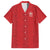 Custom York Minstrel Spirit Family Matching Puletasi and Hawaiian Shirt Norse Viking Pattern Red Version - Wonder Print Shop