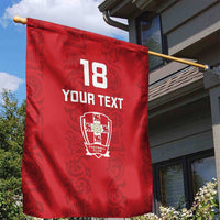Custom York Minstrel Spirit Garden Flag Norse Viking Pattern Red Version - Wonder Print Shop