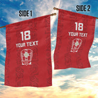 Custom York Minstrel Spirit Garden Flag Norse Viking Pattern Red Version - Wonder Print Shop