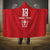 Custom York Minstrel Spirit Hooded Blanket Norse Viking Pattern Red Version - Wonder Print Shop