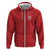Custom York Minstrel Spirit Hoodie Norse Viking Pattern Red Version - Wonder Print Shop