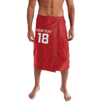 Custom York Minstrel Spirit Lavalava Norse Viking Pattern Red Version - Wonder Print Shop