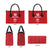 Custom York Minstrel Spirit Leather Bag Norse Viking Pattern Red Version - Wonder Print Shop