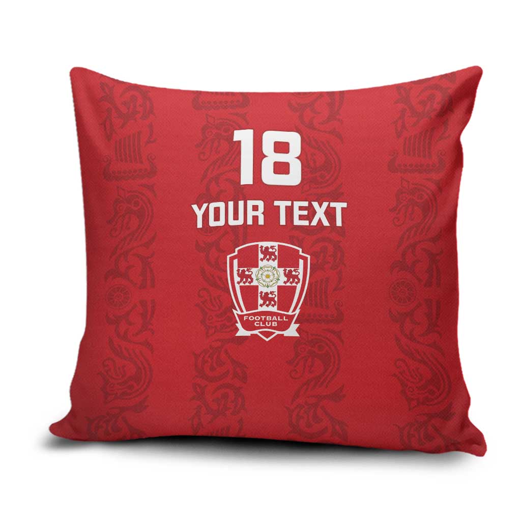 Custom York Minstrel Spirit Pillow Cover Norse Viking Pattern Red Version - Wonder Print Shop