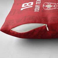 Custom York Minstrel Spirit Pillow Cover Norse Viking Pattern Red Version - Wonder Print Shop