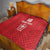 Custom York Minstrel Spirit Quilt Norse Viking Pattern Red Version - Wonder Print Shop