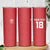 Custom York Minstrel Spirit Skinny Tumbler Norse Viking Pattern Red Version - Wonder Print Shop