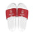 Custom York Minstrel Spirit Slide Sandals Norse Viking Pattern Red Version - Wonder Print Shop