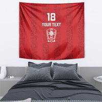 Custom York Minstrel Spirit Tapestry Norse Viking Pattern Red Version - Wonder Print Shop