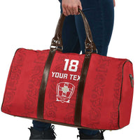 Custom York Minstrel Spirit Travel Bag Norse Viking Pattern Red Version - Wonder Print Shop