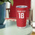 Custom York Minstrel Spirit Tumbler Cup Norse Viking Pattern Red Version - Wonder Print Shop