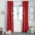 Custom York Minstrel Spirit Window Curtain Norse Viking Pattern Red Version - Wonder Print Shop