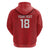 Custom York Minstrel Spirit Zip Hoodie Norse Viking Pattern Red Version - Wonder Print Shop