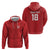 Custom York Minstrel Spirit Zip Hoodie Norse Viking Pattern Red Version - Wonder Print Shop