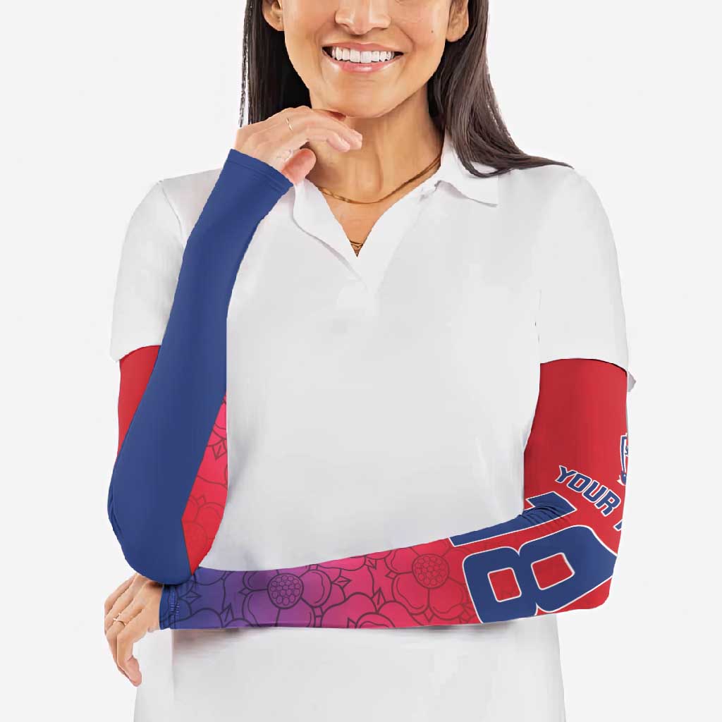 Custom York Heritage Minstrel Arm Sleeves White Rose of York Patterns - Wonder Print Shop