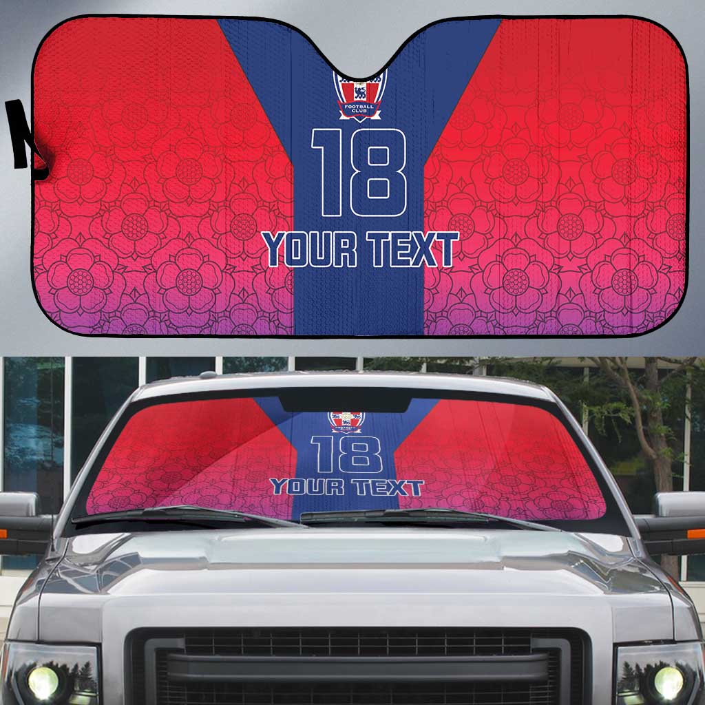 Custom York Heritage Minstrel Auto Sun Shade White Rose of York Patterns - Wonder Print Shop