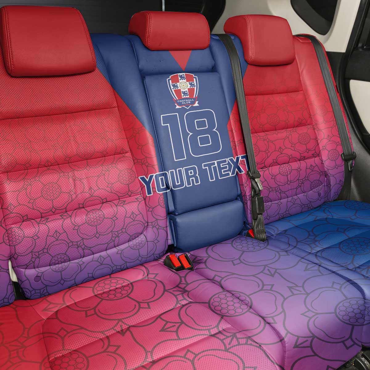 Custom York Heritage Minstrel Back Car Seat Cover White Rose of York Patterns - Wonder Print Shop