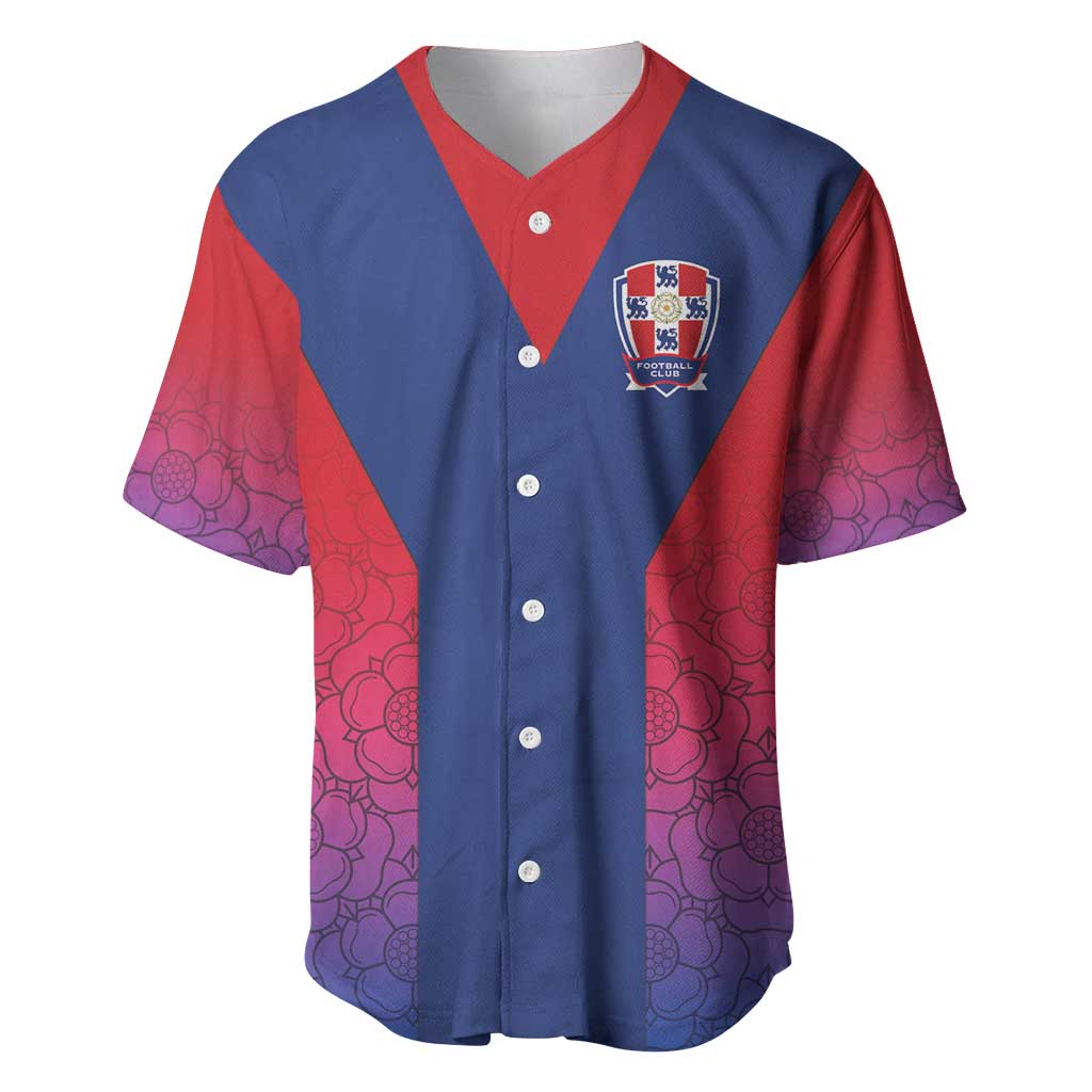 Custom York Heritage Minstrel Baseball Jersey White Rose of York Patterns - Wonder Print Shop