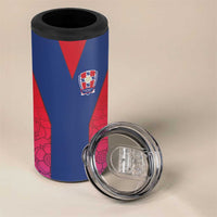 Custom York Heritage Minstrel 4 in 1 Can Cooler Tumbler White Rose of York Patterns - Wonder Print Shop