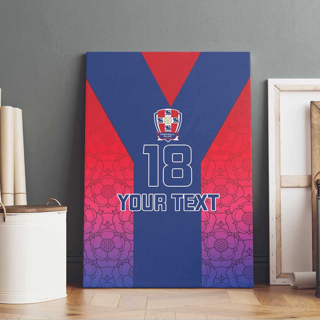 Custom York Heritage Minstrel Canvas Wall Art White Rose of York Patterns - Wonder Print Shop