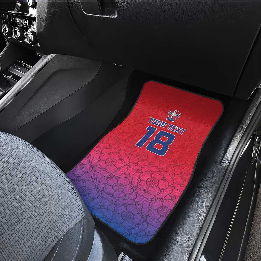 Custom York Heritage Minstrel Car Mats White Rose of York Patterns - Wonder Print Shop