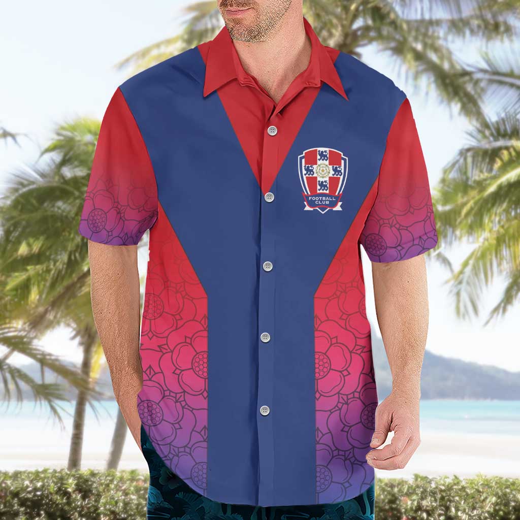 Custom York Heritage Minstrel Hawaiian Shirt White Rose of York Patterns - Wonder Print Shop