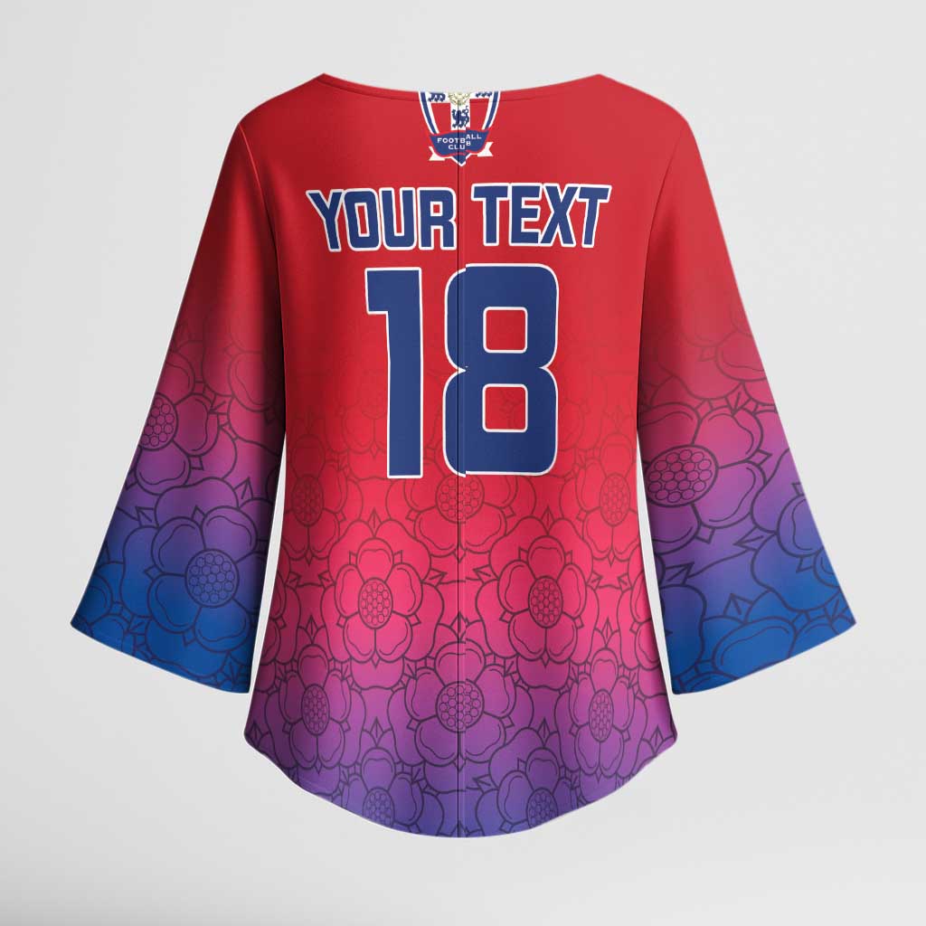 Custom York Heritage Minstrel Kimono Sleeve Blouse White Rose of York Patterns - Wonder Print Shop