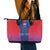 Custom York Heritage Minstrel Leather Tote Bag White Rose of York Patterns - Wonder Print Shop