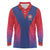 Custom York Heritage Minstrel Long Sleeve Polo Shirt White Rose of York Patterns - Wonder Print Shop
