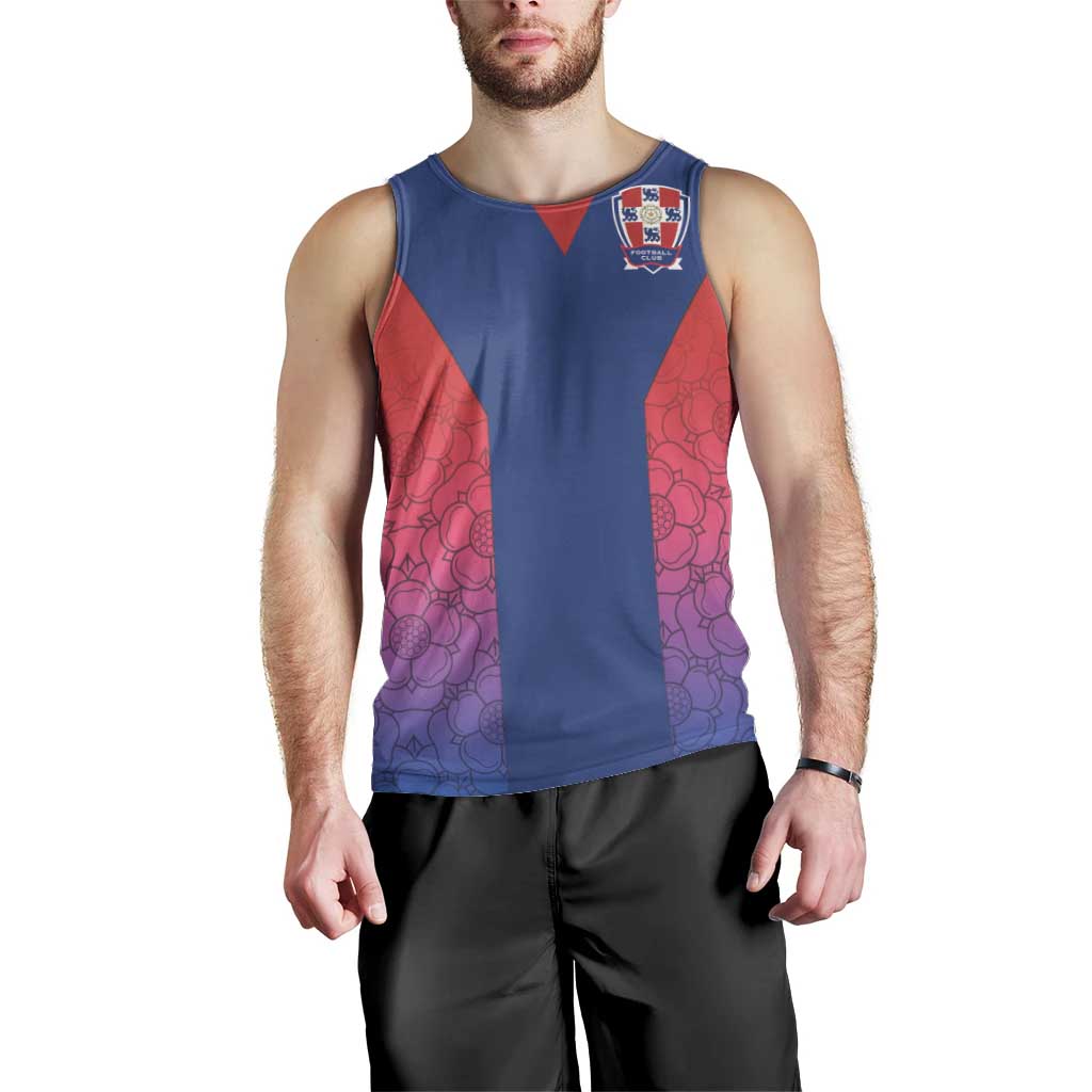 Custom York Heritage Minstrel Men Tank Top White Rose of York Patterns - Wonder Print Shop