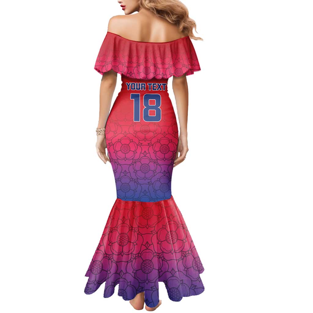 Custom York Heritage Minstrel Mermaid Dress White Rose of York Patterns - Wonder Print Shop
