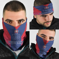 Custom York Heritage Minstrel Neck Gaiter White Rose of York Patterns - Wonder Print Shop