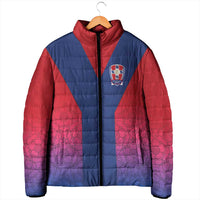 Custom York Heritage Minstrel Padded Jacket White Rose of York Patterns - Wonder Print Shop