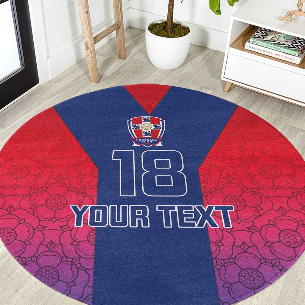 Custom York Heritage Minstrel Round Carpet White Rose of York Patterns - Wonder Print Shop