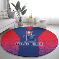 Custom York Heritage Minstrel Round Carpet White Rose of York Patterns - Wonder Print Shop