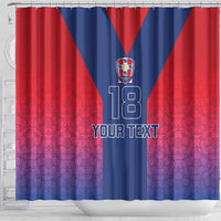 Custom York Heritage Minstrel Shower Curtain White Rose of York Patterns - Wonder Print Shop