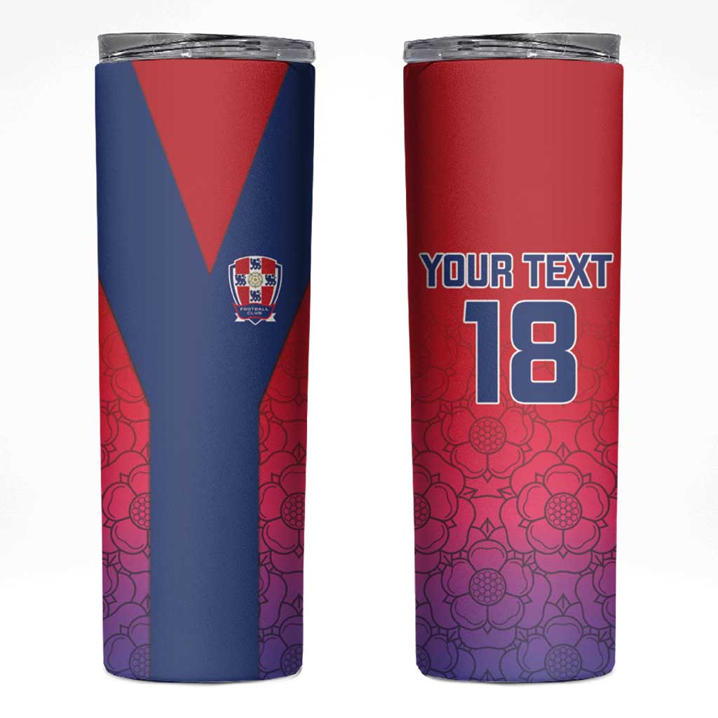 Custom York Heritage Minstrel Skinny Tumbler White Rose of York Patterns - Wonder Print Shop