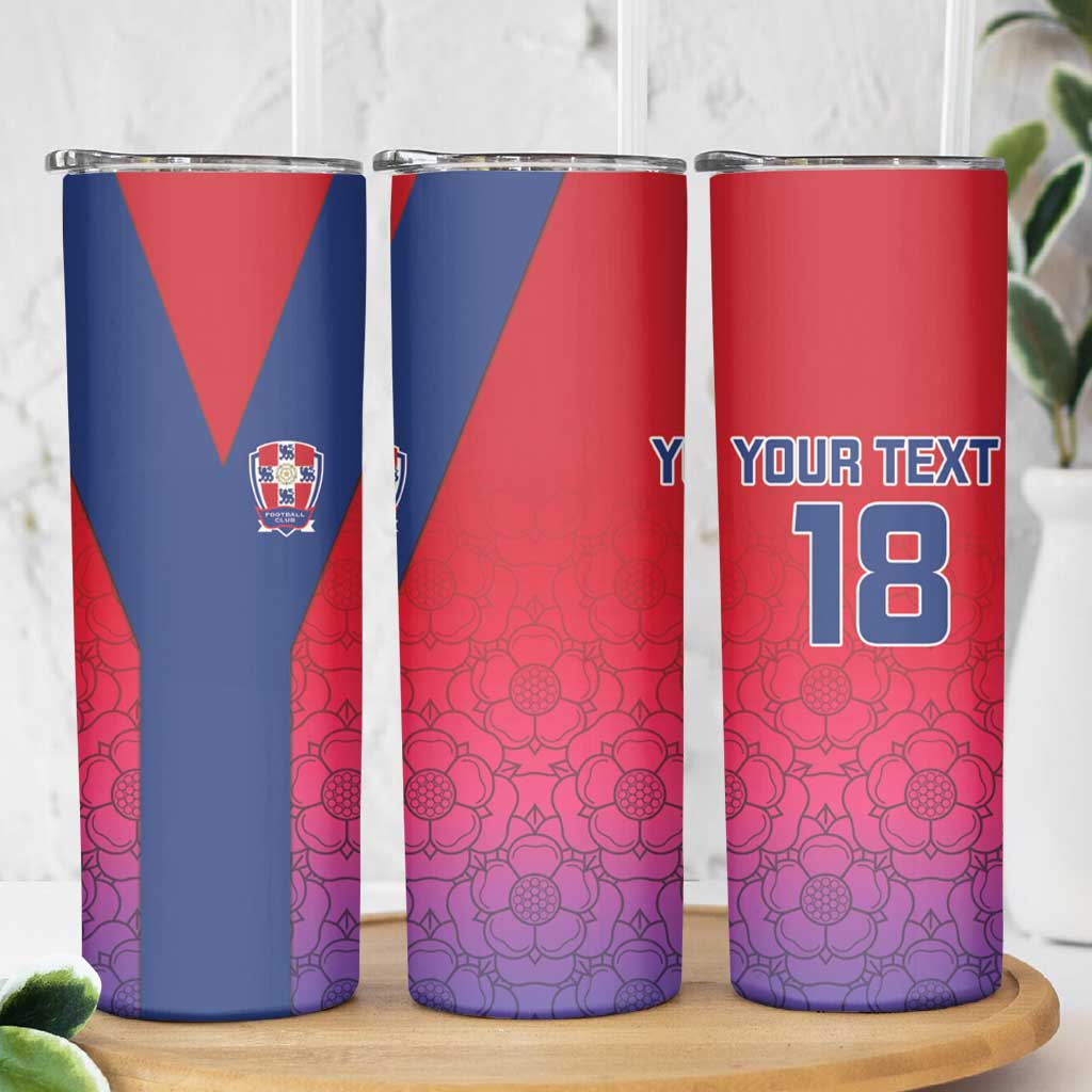 Custom York Heritage Minstrel Skinny Tumbler White Rose of York Patterns - Wonder Print Shop