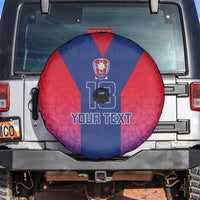 Custom York Heritage Minstrel Spare Tire Cover White Rose of York Patterns - Wonder Print Shop