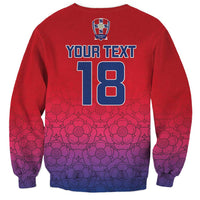 Custom York Heritage Minstrel Sweatshirt White Rose of York Patterns - Wonder Print Shop