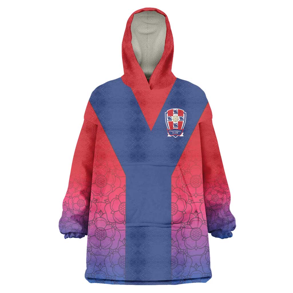 Custom York Heritage Minstrel Wearable Blanket Hoodie White Rose of York Patterns - Wonder Print Shop