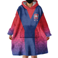 Custom York Heritage Minstrel Wearable Blanket Hoodie White Rose of York Patterns - Wonder Print Shop