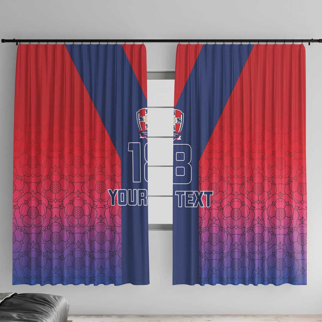 Custom York Heritage Minstrel Window Curtain White Rose of York Patterns - Wonder Print Shop