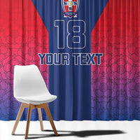 Custom York Heritage Minstrel Window Curtain White Rose of York Patterns - Wonder Print Shop