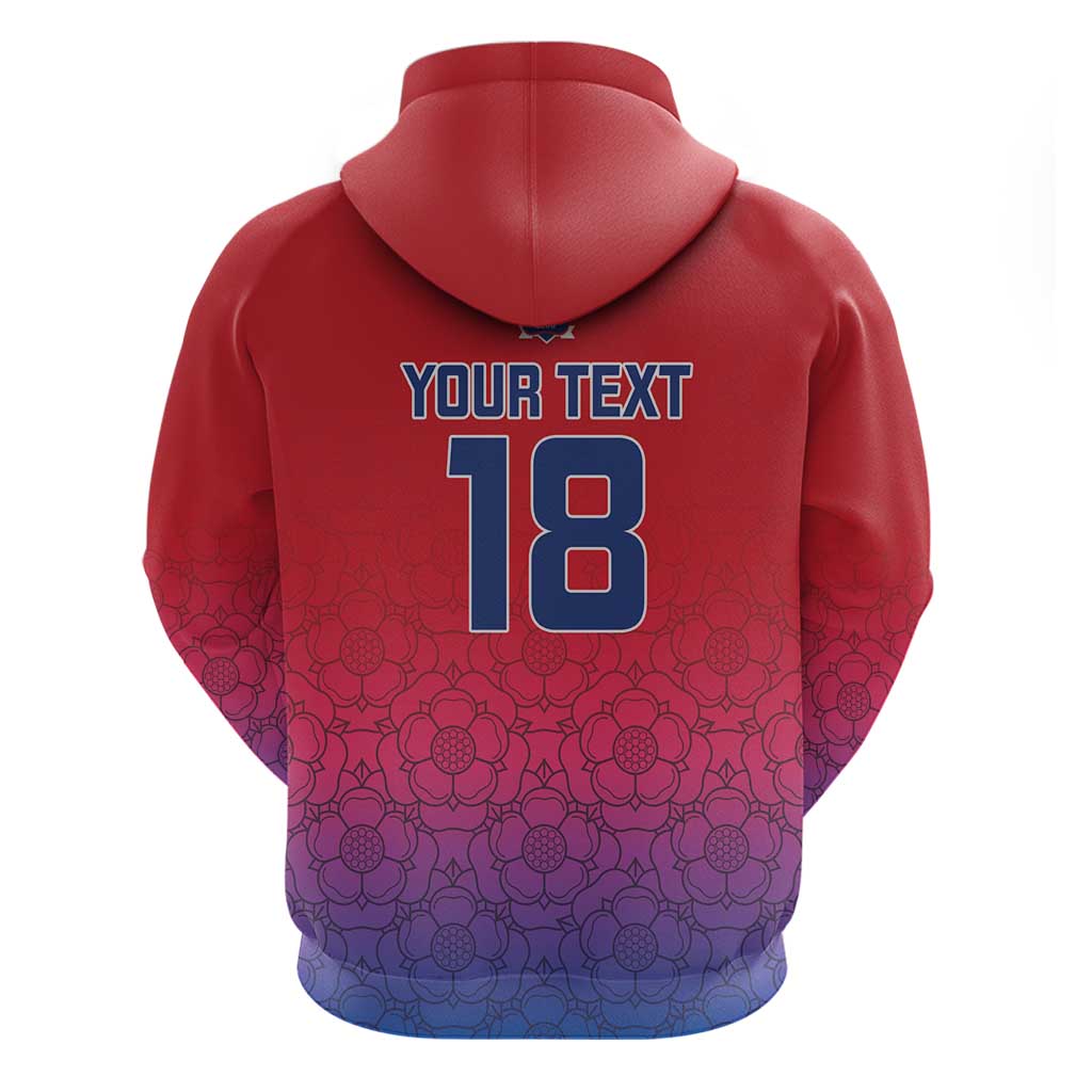 Custom York Heritage Minstrel Zip Hoodie White Rose of York Patterns - Wonder Print Shop