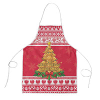 Poland Christmas Apron Oh Pierogi Tree - Wonder Print Shop