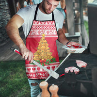 Poland Christmas Apron Oh Pierogi Tree - Wonder Print Shop