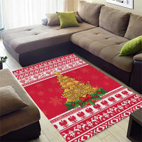 Poland Christmas Area Rug Oh Pierogi Tree - Wonder Print Shop