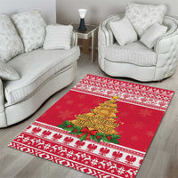 Poland Christmas Area Rug Oh Pierogi Tree - Wonder Print Shop